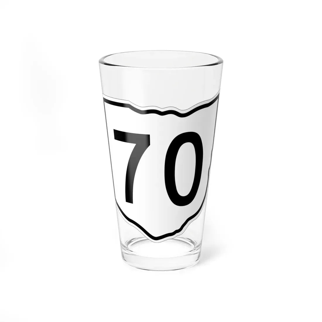 OH-70 1960 (Ohio) (Road Sign) Pint Glass 16oz 16oz - Go Mug Yourself