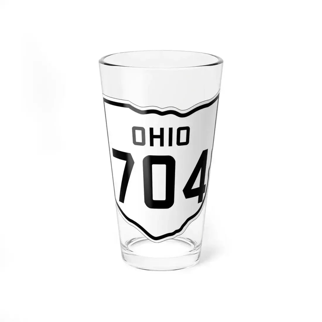 OH-704 1927 (Ohio) (Road Sign) Pint Glass 16oz 16oz - Go Mug Yourself