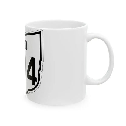 OH-704 1927 (Ohio) (Road Sign) White Coffee Mug - Go Mug Yourself