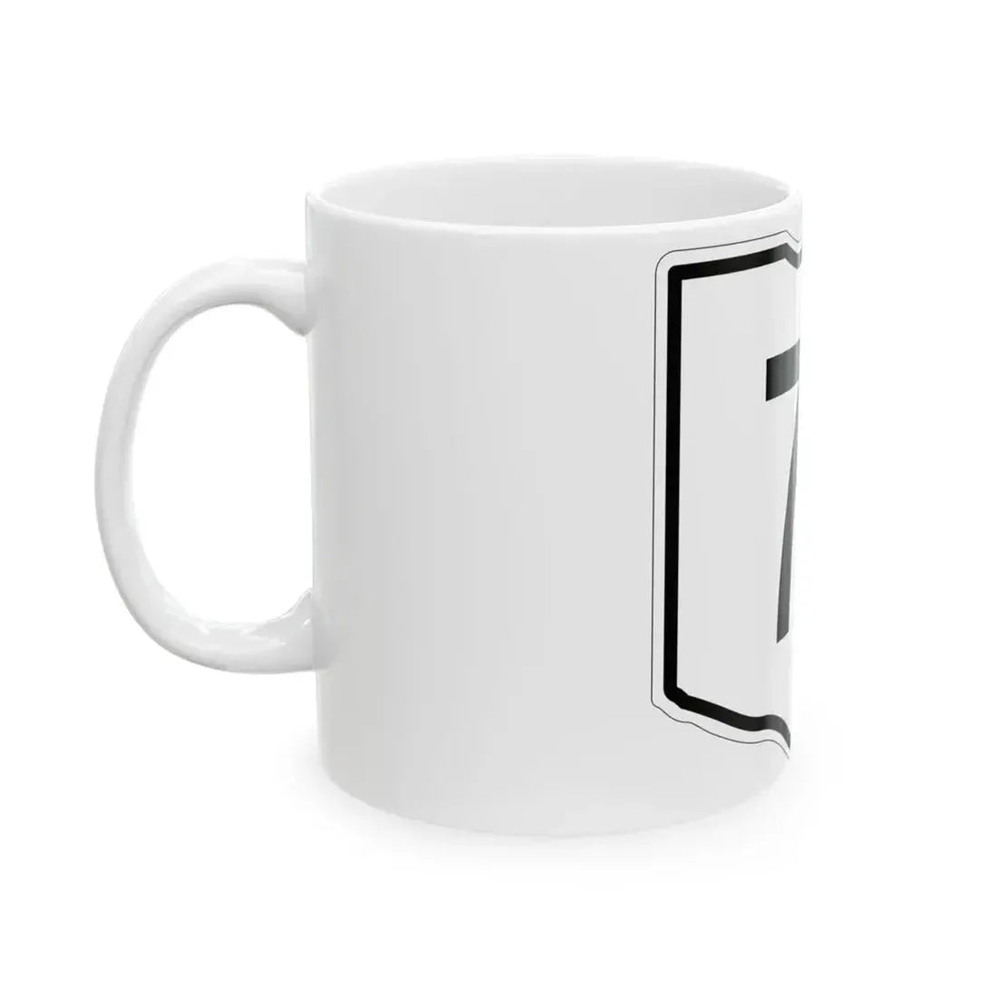 OH-71 1960 (Ohio) (Road Sign) White Coffee Mug - Go Mug Yourself