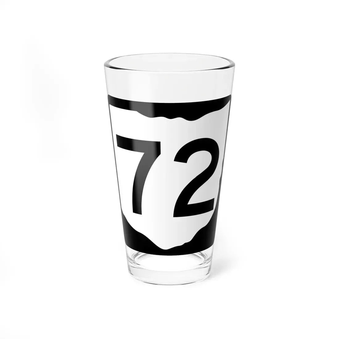 OH-72 (Ohio) (Road Sign) Pint Glass 16oz 16oz - Go Mug Yourself
