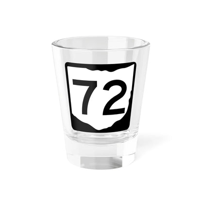OH-72 (Ohio) (Road Sign) Shot Glass 1.5oz 1.5oz - Go Mug Yourself
