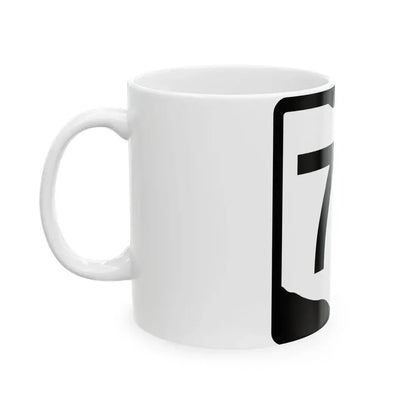 OH-72 (Ohio) (Road Sign) White Coffee Mug - Go Mug Yourself