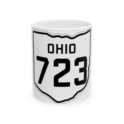 OH-723 1927 (Ohio) (Road Sign) White Coffee Mug 11oz - Go Mug Yourself