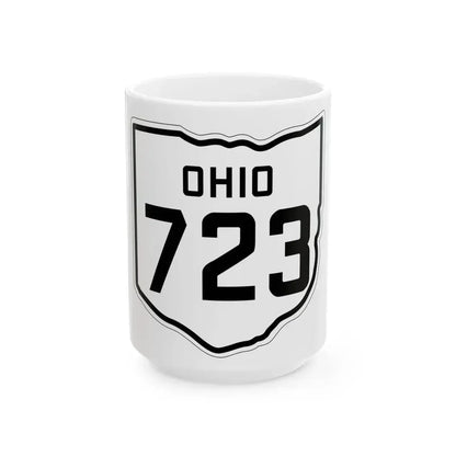 OH-723 1927 (Ohio) (Road Sign) White Coffee Mug 15oz - Go Mug Yourself