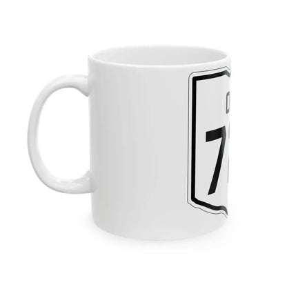 OH-723 1927 (Ohio) (Road Sign) White Coffee Mug - Go Mug Yourself