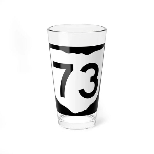 OH-73 (Ohio) (Road Sign) Pint Glass 16oz 16oz - Go Mug Yourself