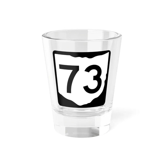 OH-73 (Ohio) (Road Sign) Shot Glass 1.5oz 1.5oz - Go Mug Yourself