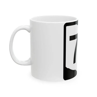 OH-73 (Ohio) (Road Sign) White Coffee Mug - Go Mug Yourself