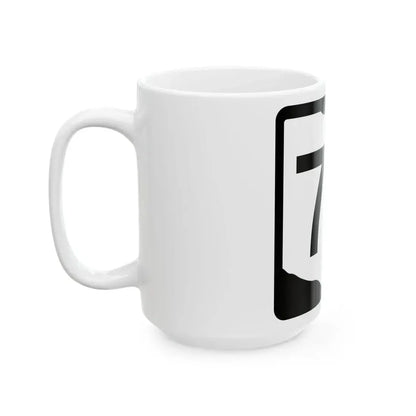 OH-73 (Ohio) (Road Sign) White Coffee Mug - Go Mug Yourself