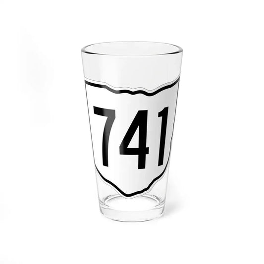 OH-741 1960 (Ohio) (Road Sign) Pint Glss 16oz 16oz - Go Mug Yourself