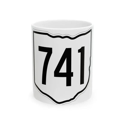 OH-741 1960 (Ohio) (Road Sign) White Coffee Mug 11oz - Go Mug Yourself
