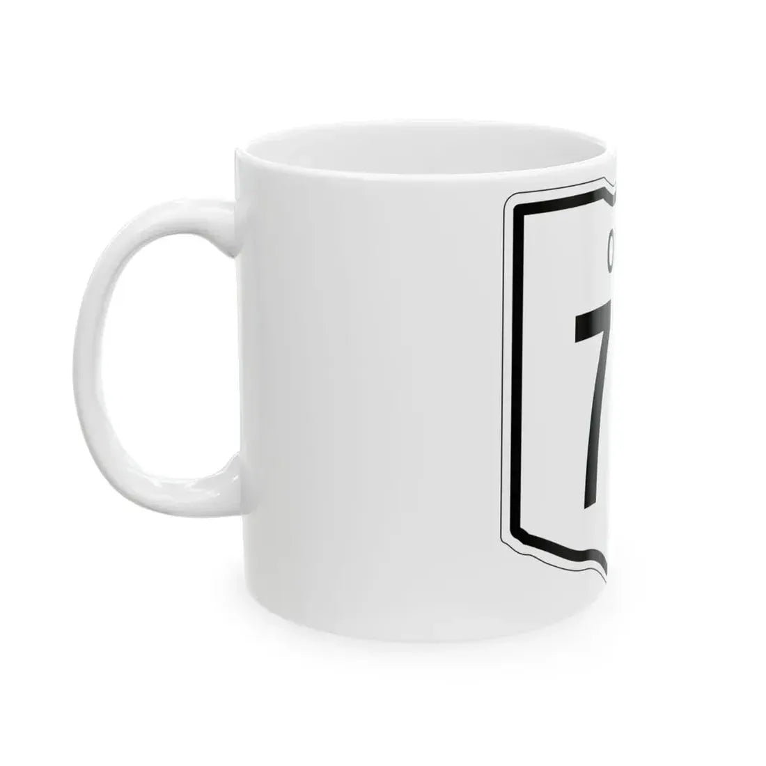 OH-751 1948 (Ohio) (Road Sign) White Coffee Mug - Go Mug Yourself