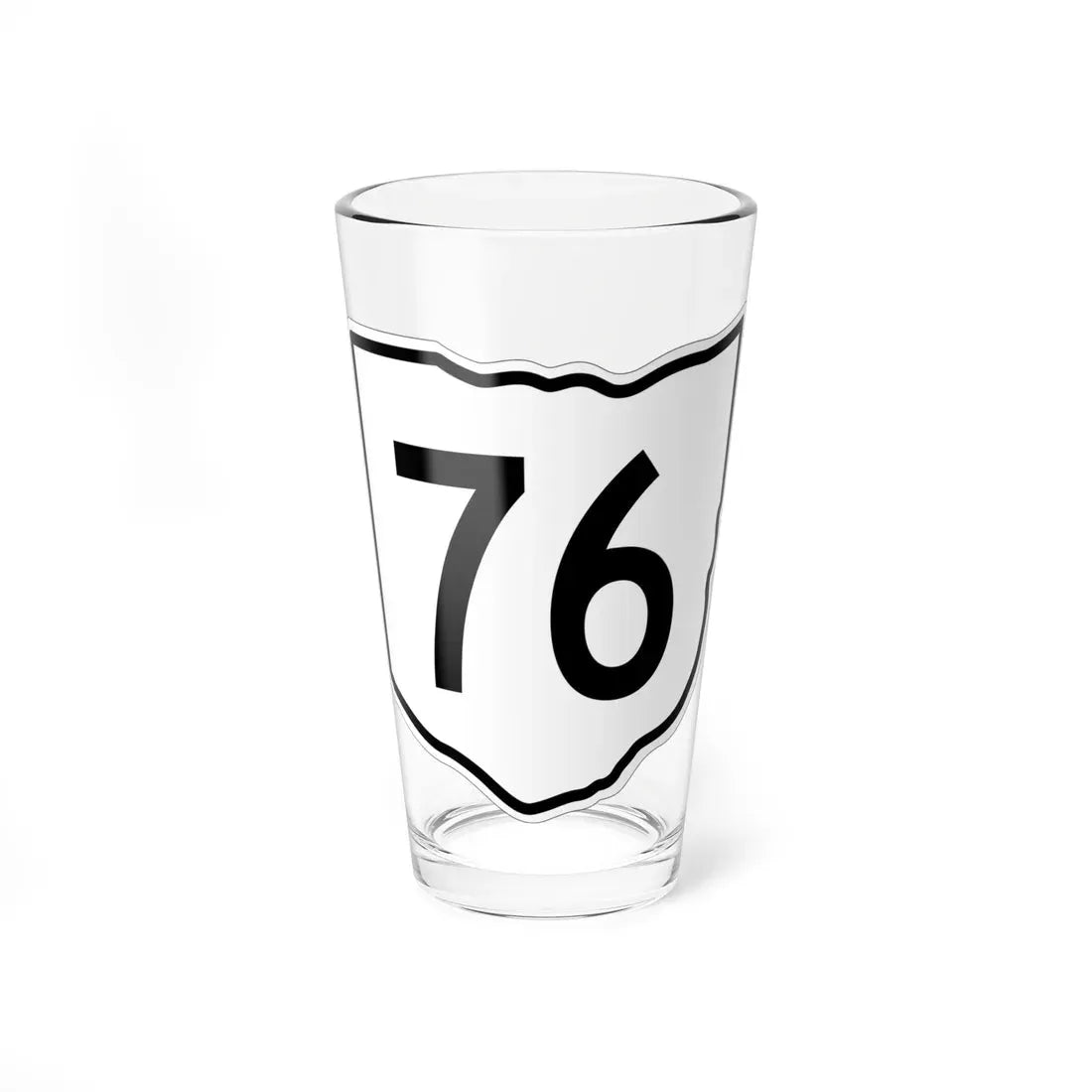 OH-76 1960 (Ohio) (Road Sign) Pint Glass 16oz 16oz - Go Mug Yourself