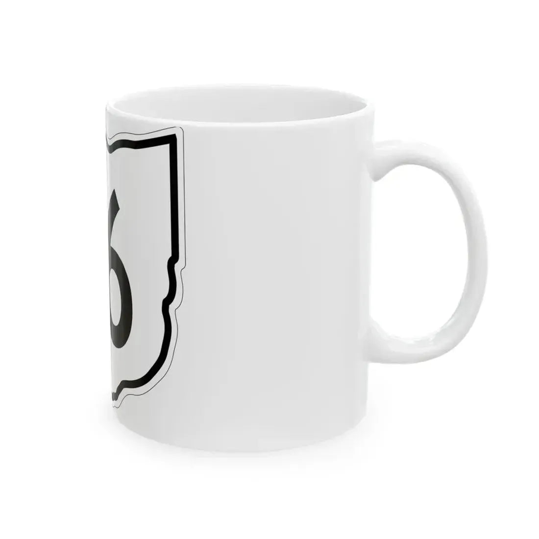OH-76 1960 (Ohio) (Road Sign) White Coffee Mug - Go Mug Yourself