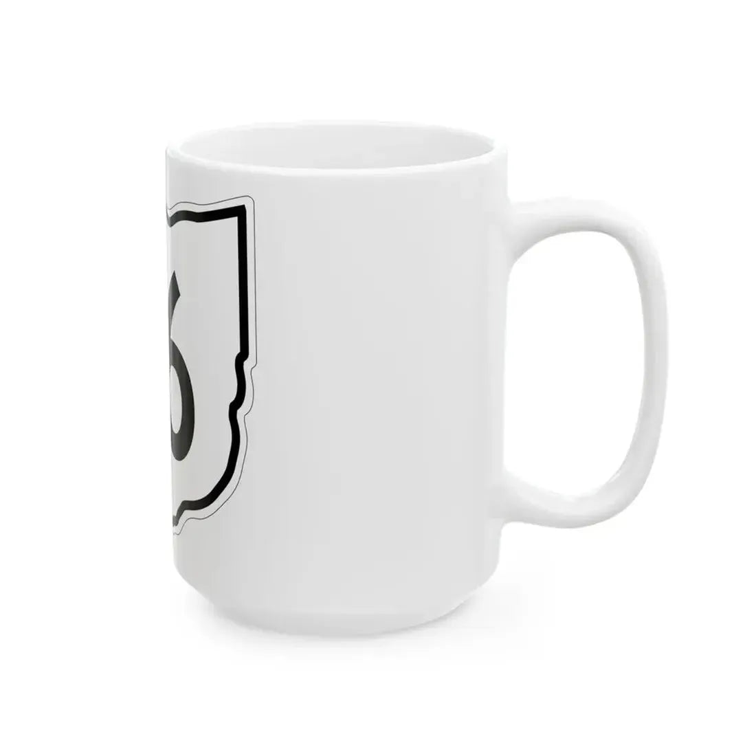 OH-76 1960 (Ohio) (Road Sign) White Coffee Mug - Go Mug Yourself