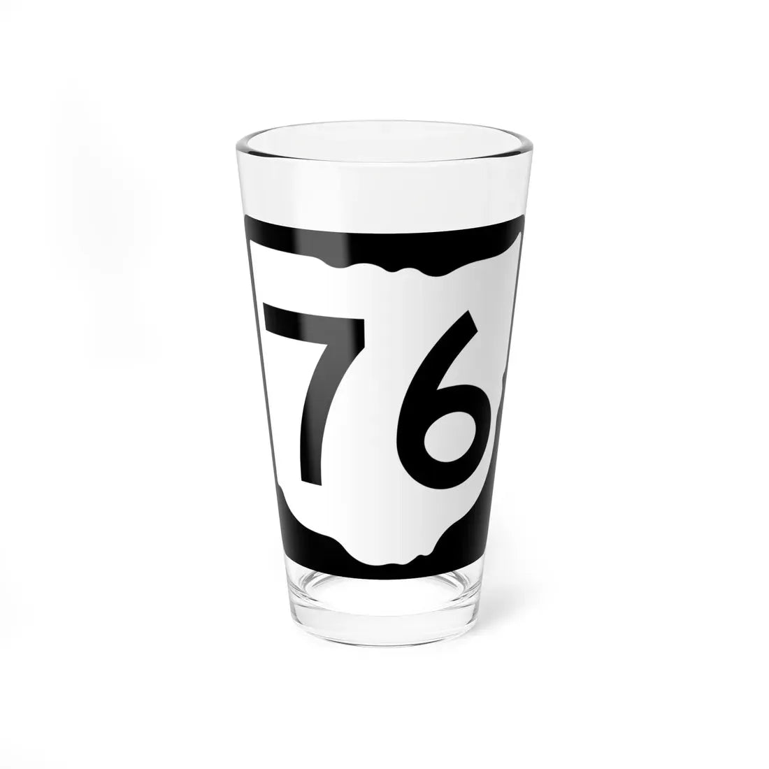 OH-76 (Ohio) (Road Sign) Pint Glass 16oz 16oz - Go Mug Yourself