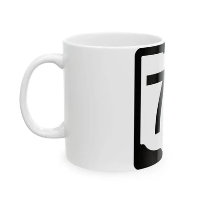 OH-76 (Ohio) (Road Sign) White Coffee Mug - Go Mug Yourself