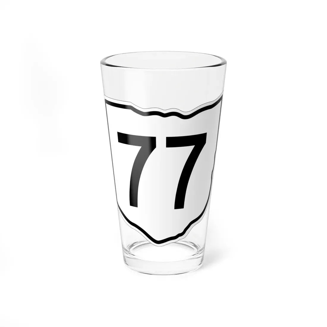 OH-77 1960 (Ohio) (Road Sign) Pint Glass 16oz 16oz - Go Mug Yourself