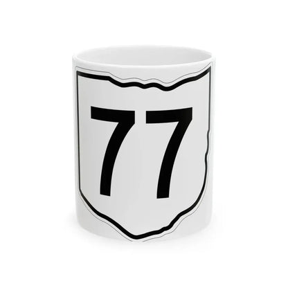 OH-77 1960 (Ohio) (Road Sign) White Coffee Mug 11oz - Go Mug Yourself