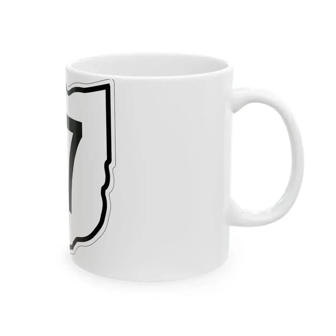 OH-77 1960 (Ohio) (Road Sign) White Coffee Mug - Go Mug Yourself