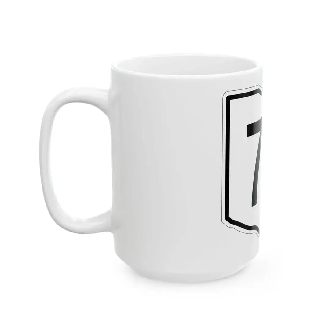 OH-77 1960 (Ohio) (Road Sign) White Coffee Mug - Go Mug Yourself
