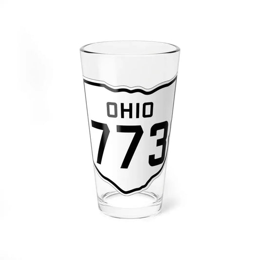 OH-773 1927 (Ohio) (Road Sign) Pint Glss 16oz 16oz - Go Mug Yourself