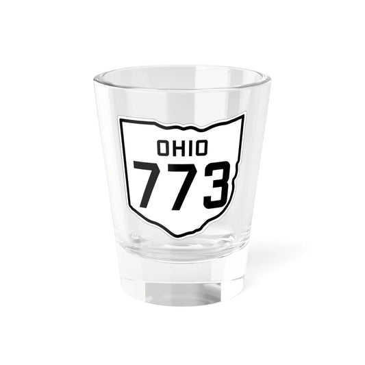 OH-773 1927 (Ohio) (Road Sign) Shot Glass 1.5oz 1.5oz - Go Mug Yourself