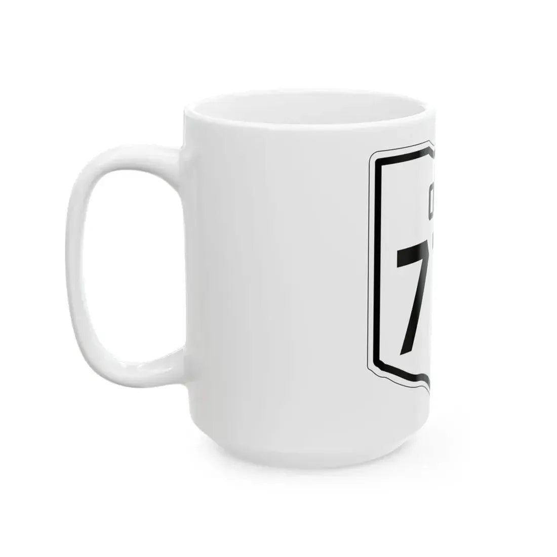 OH-773 1927 (Ohio) (Road Sign) White Coffee Mug - Go Mug Yourself