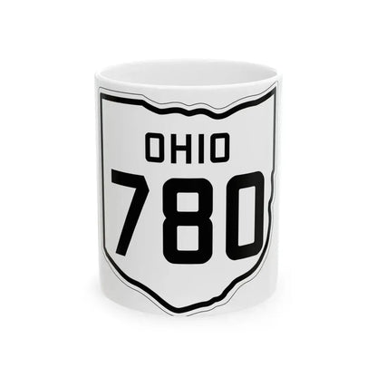 OH-780 1927 (Ohio) (Road Sign) White Coffee Mug 11oz - Go Mug Yourself