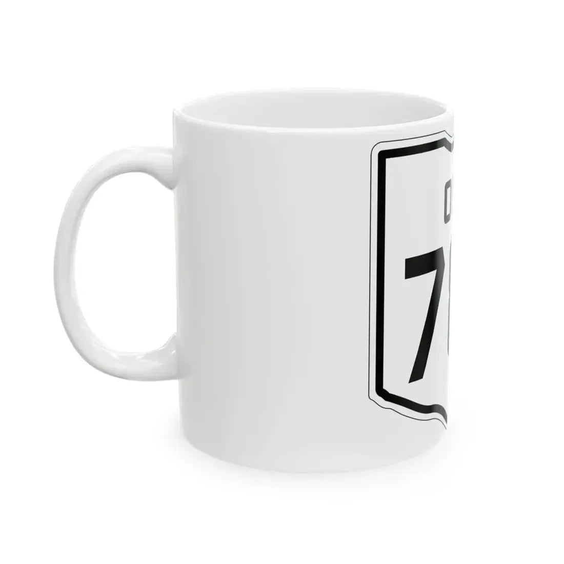 OH-780 1927 (Ohio) (Road Sign) White Coffee Mug - Go Mug Yourself