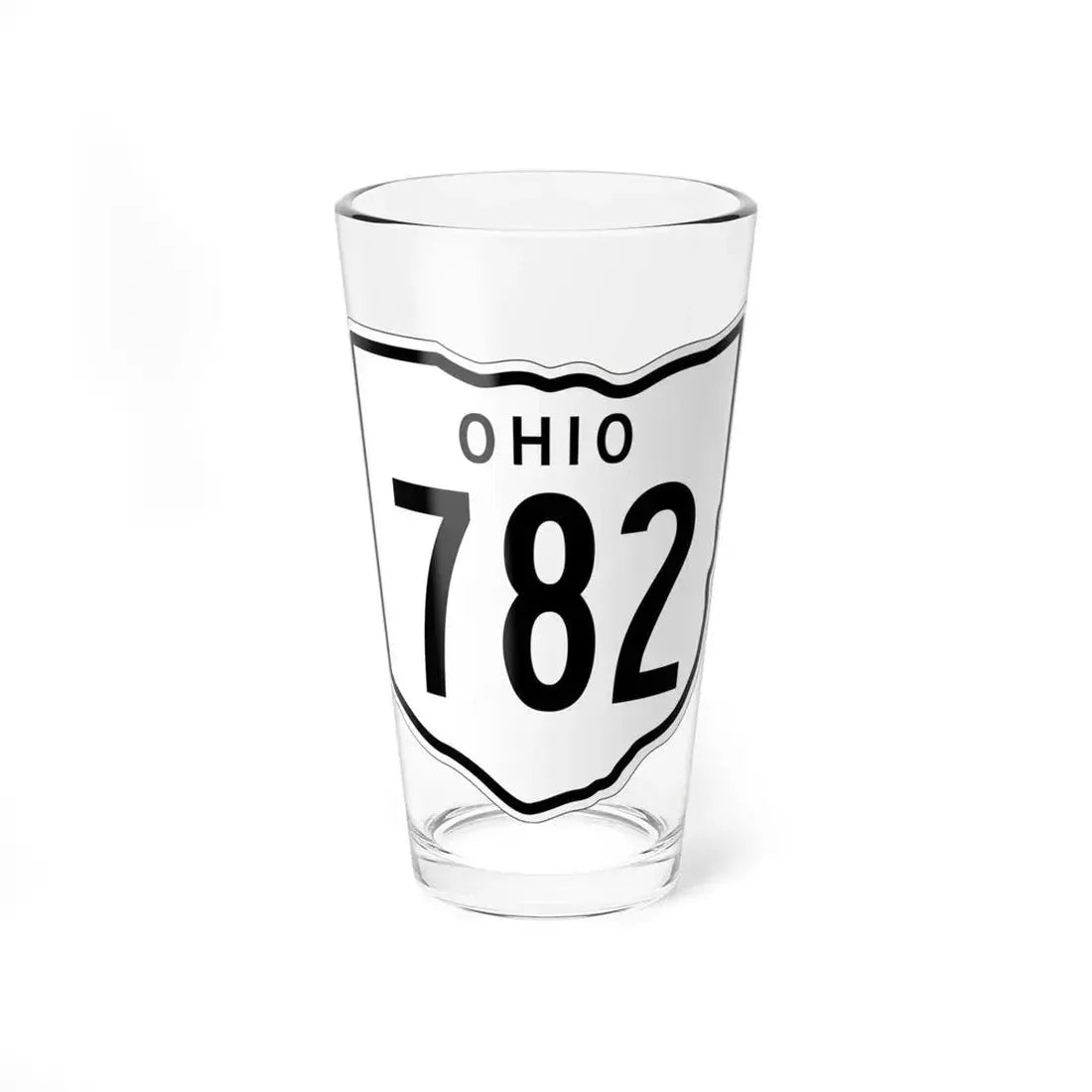OH-782 1948 (Ohio) (Road Sign) Pint Glass 16oz 16oz - Go Mug Yourself
