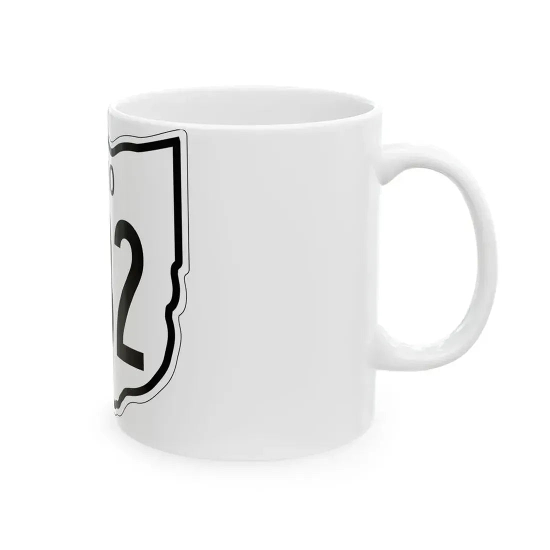 OH-782 1948 (Ohio) (Road Sign) White Coffee Mug - Go Mug Yourself