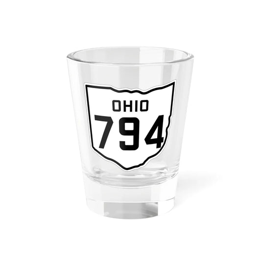 OH-794 1927 (Ohio) (Road Sign) Shot Glass 1.5oz 1.5oz - Go Mug Yourself