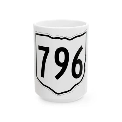 OH-796 1960 (Ohio) (Road Sign) White Coffee Mug 15oz - Go Mug Yourself