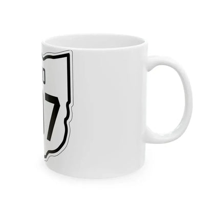 OH-797 1927 (Ohio) (Road Sign) White Coffee Mug - Go Mug Yourself