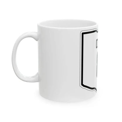 OH-8 1927 (Ohio) (Road Sign) White Coffee Mug - Go Mug Yourself