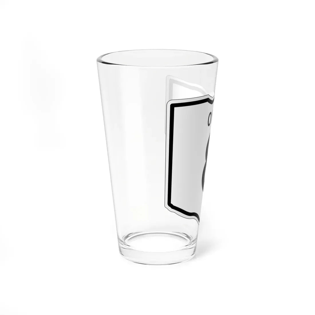 OH-8 1948 (Ohio) (Road Sign) Pint Glass 16oz - Go Mug Yourself