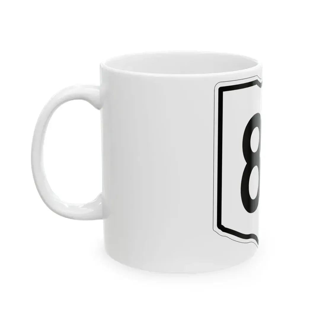 OH-80 1960 (Ohio) (Road Sign) White Coffee Mug - Go Mug Yourself