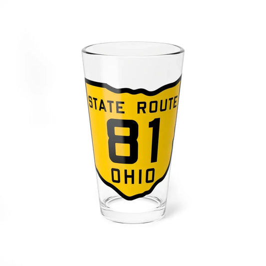 OH-81 1920 (Ohio) (Road Sign) Pint Glass 16oz 16oz - Go Mug Yourself