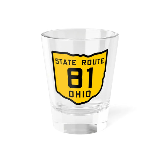 OH-81 1920 (Ohio) (Road Sign) Shot Glass 1.5oz 1.5oz - Go Mug Yourself
