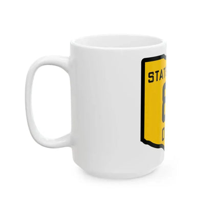 OH-81 1920 (Ohio) (Road Sign) White Coffee Mug - Go Mug Yourself