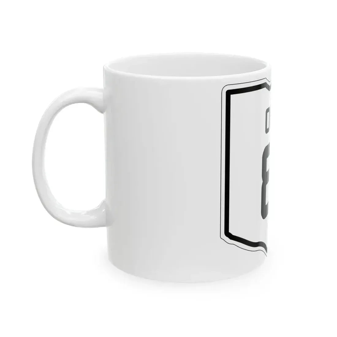 OH-81 1927 (Ohio) (Road Sign) White Coffee Mug - Go Mug Yourself