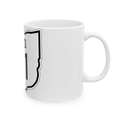 OH-81 1927 (Ohio) (Road Sign) White Coffee Mug - Go Mug Yourself