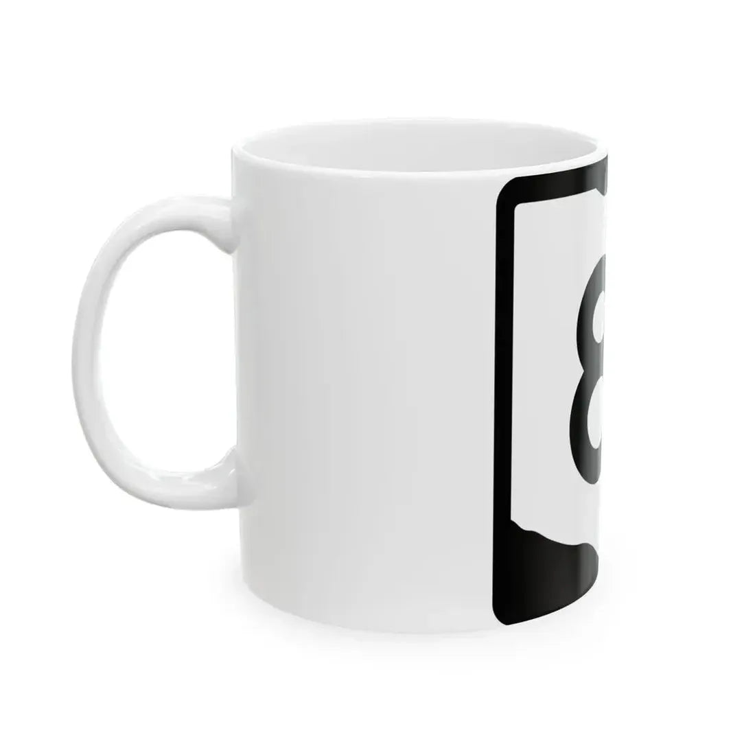 OH-81 (Ohio) (Road Sign) White Coffee Mug - Go Mug Yourself
