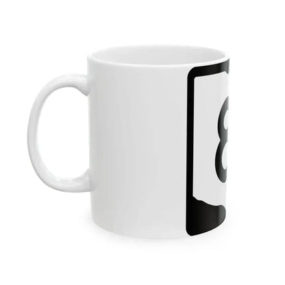 OH-81 (Ohio) (Road Sign) White Coffee Mug - Go Mug Yourself
