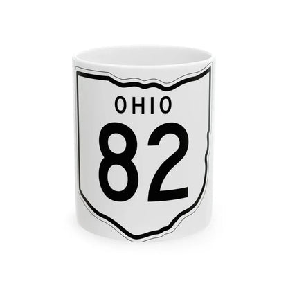 OH-82 1948 (Ohio) (Road Sign) White Coffee Mug 11oz - Go Mug Yourself