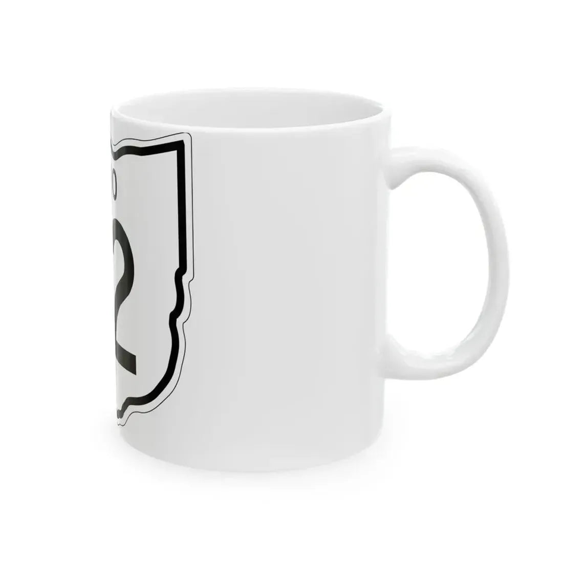 OH-82 1948 (Ohio) (Road Sign) White Coffee Mug - Go Mug Yourself