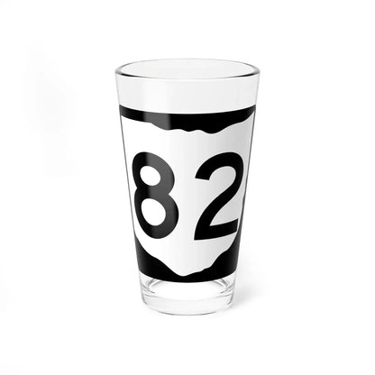 OH-82 (Ohio) (Road Sign) Pint Glass 16oz 16oz - Go Mug Yourself