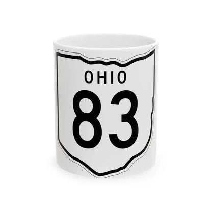 OH-83 1948 (Ohio) (Road Sign) White Coffee Mug 11oz - Go Mug Yourself